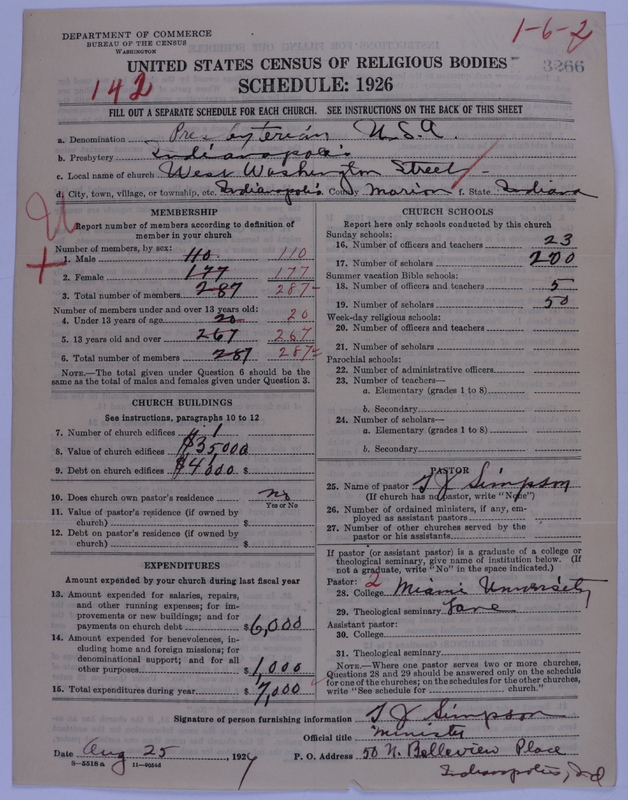Scan of Presbyterian Church in the United States of America: 3266