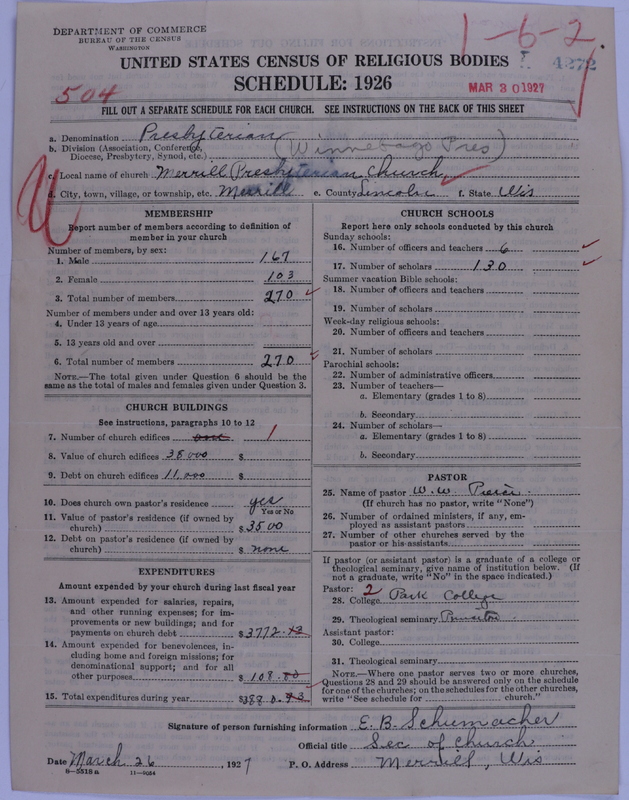 Scan of Presbyterian Church in the United States of America: 4272