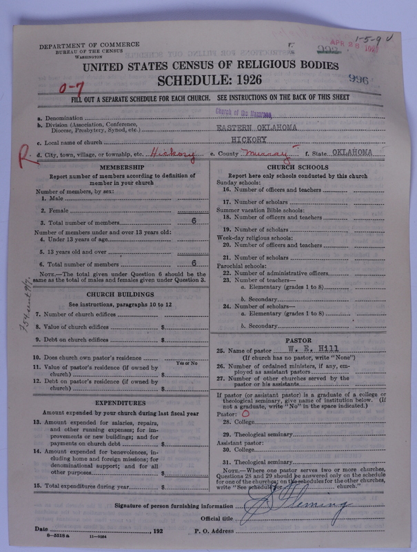 Scan of Church of the Nazarene: 996