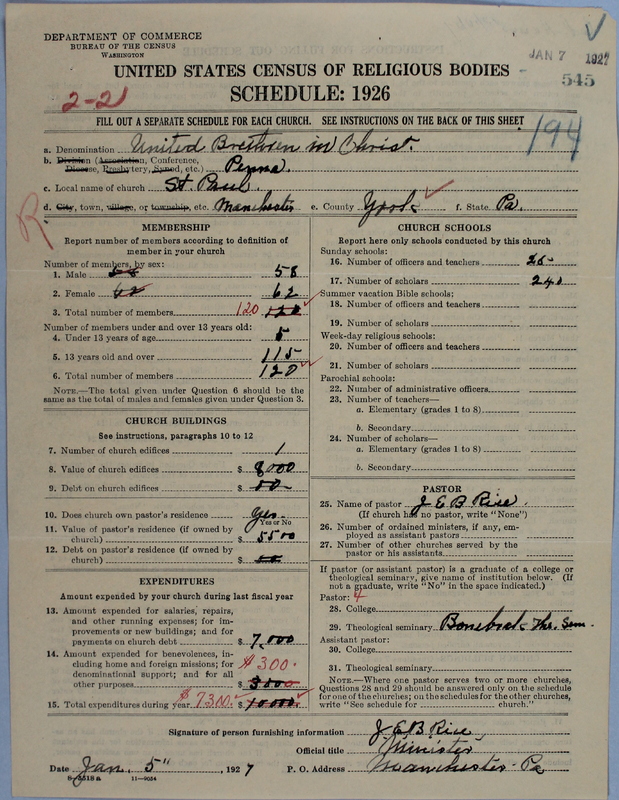 Scan of Church of the United Brethren in Christ: 545