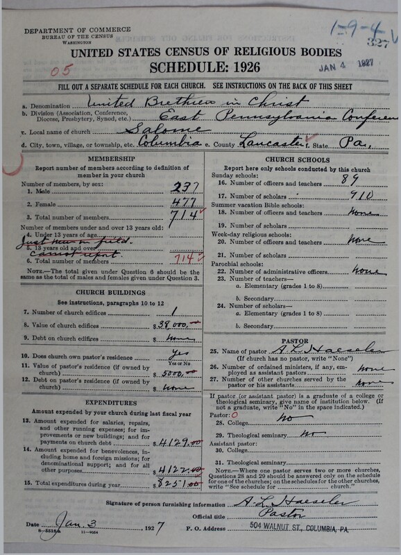 Scan of Church of the United Brethren in Christ: 327