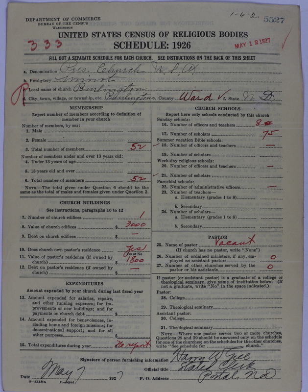 Scan of Presbyterian Church in the United States of America: 5527