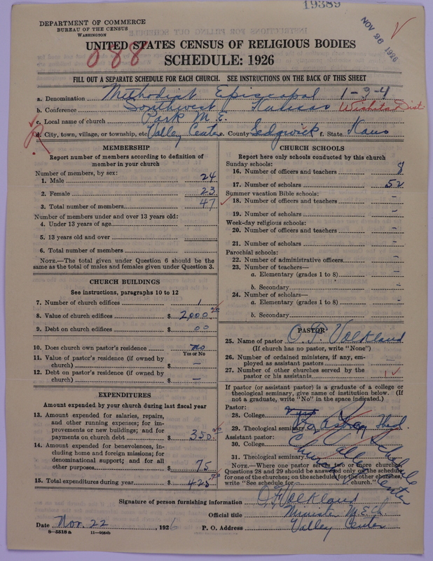 Scan of Methodist Episcopal Church: 19389