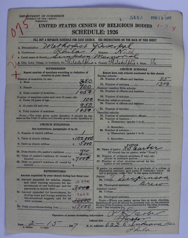 Scan of Methodist Episcopal Church: 5449