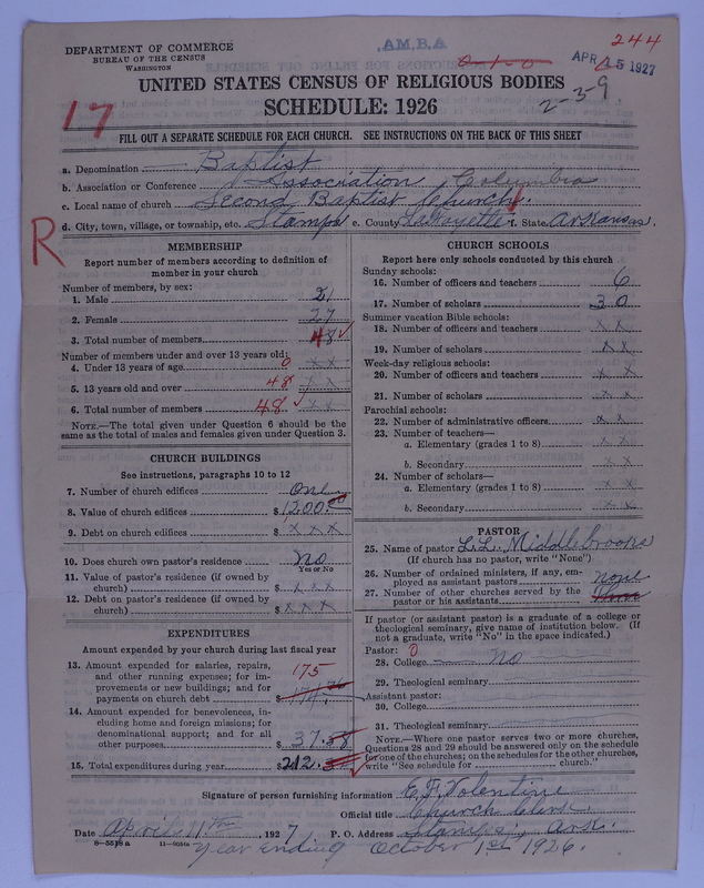 Scan of Landmark Baptist of America: 244