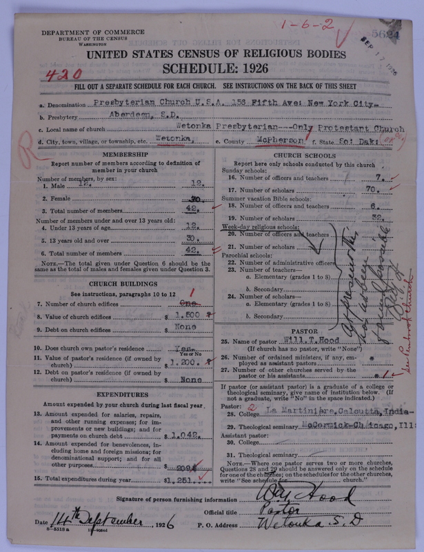 Scan of Presbyterian Church in the United States of America: 5624