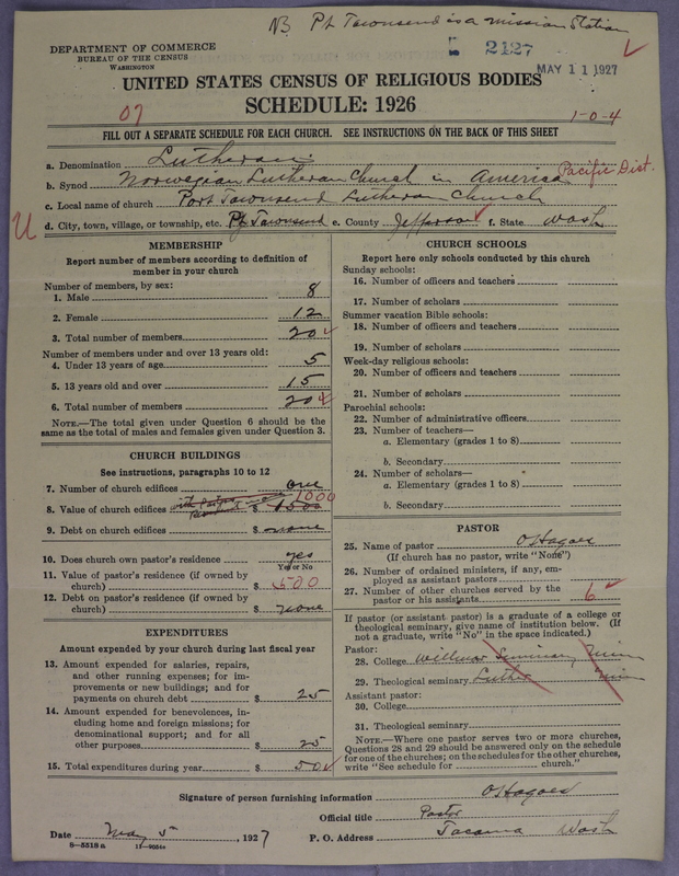 Scan of Norwegian Lutheran Church of America: 2428