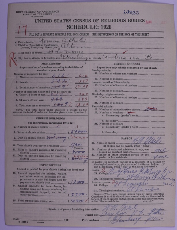 Scan of Roman Catholic Church: 10933