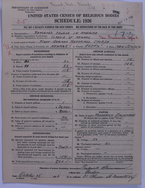 Scan of Reformed Church in America: 334