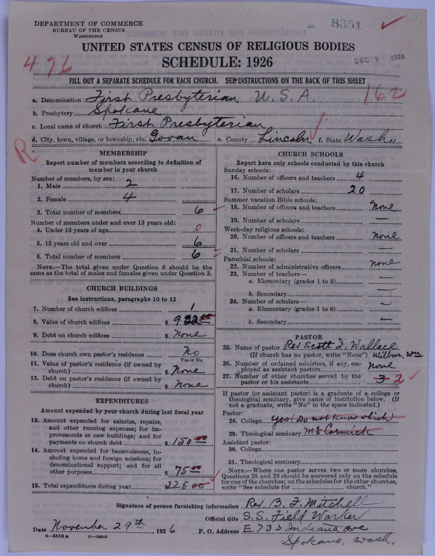 Scan of Presbyterian Church in the United States of America: 8351