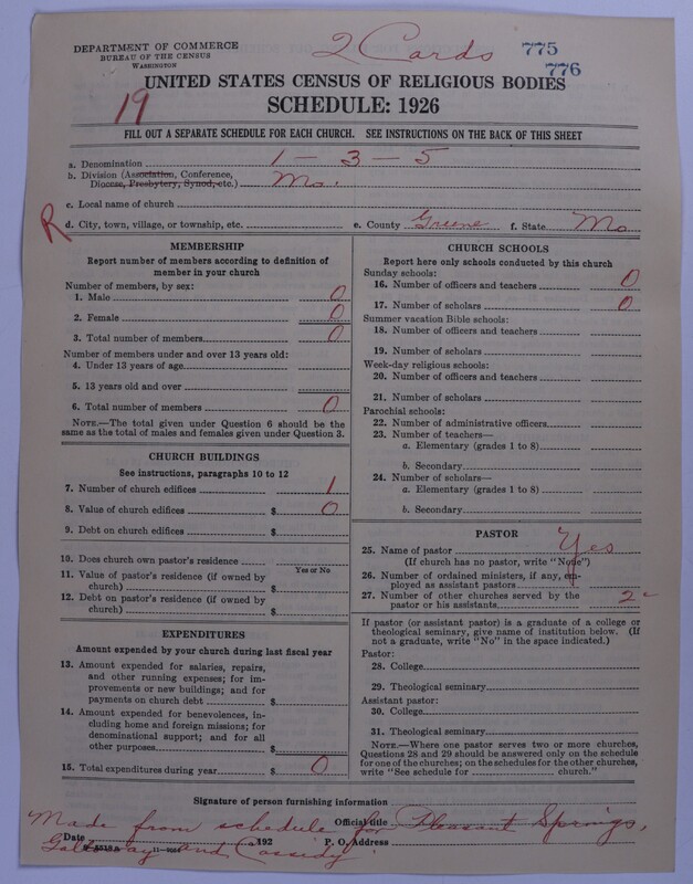 Scan of Methodist Protestant Church: 774