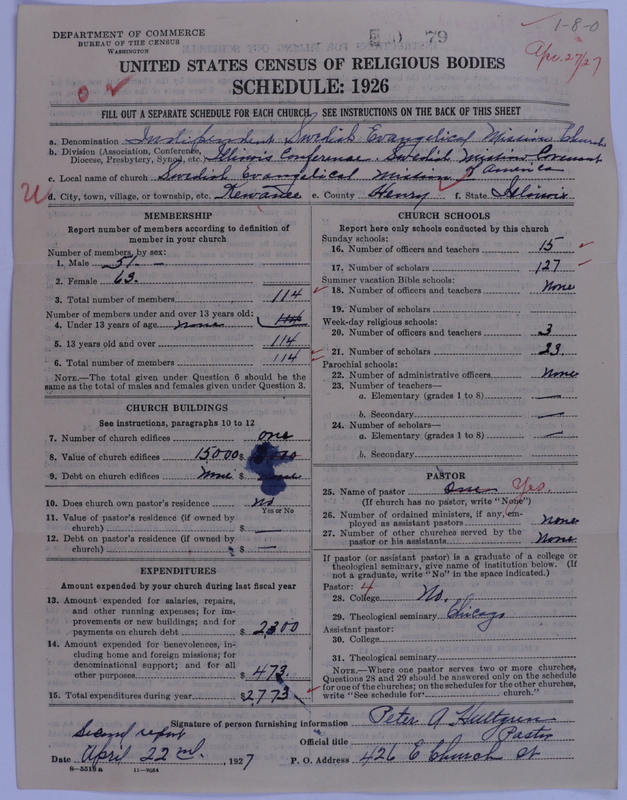 Scan of Swedish Evangelical Mission Covenant of America: 79