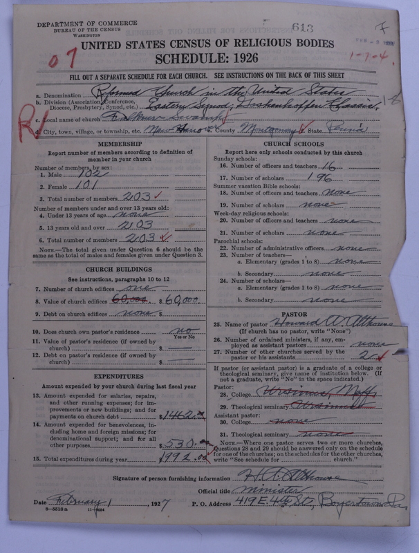 Scan of Reformed Church in the United States: 613