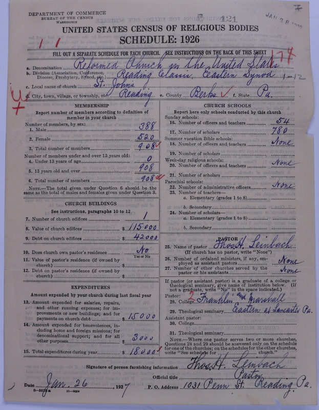 Scan of Reformed Church in the United States: 121
