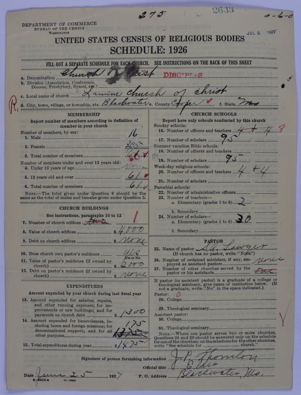 Scan of Disciples of Christ: 2633