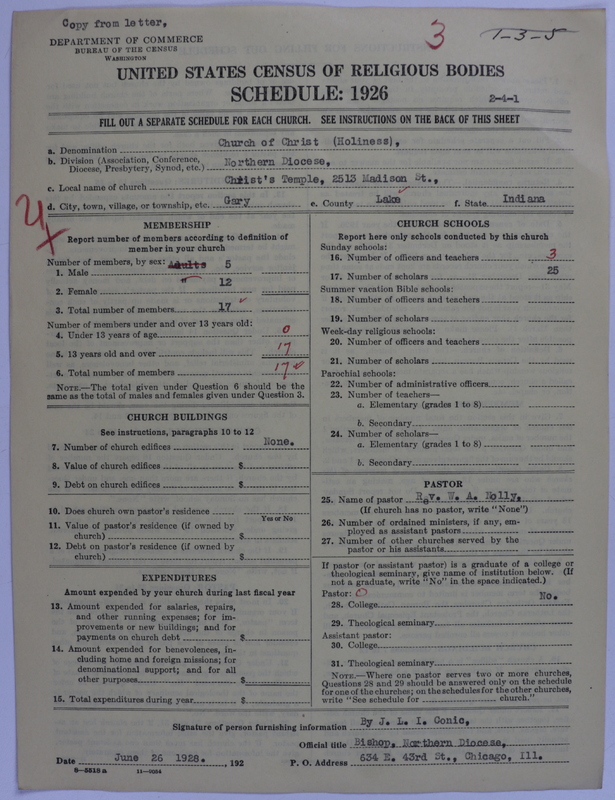 Scan of Church of Christ (Holiness) U.S.A.: 3