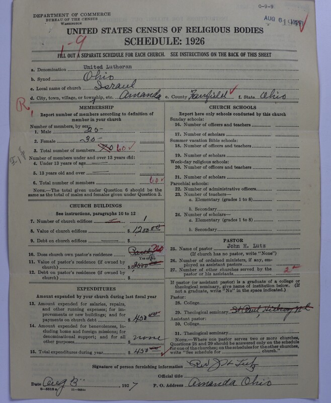 Scan of United Lutheran Church in America: 1949