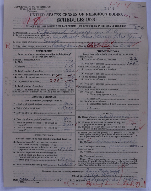 Scan of Reformed Church in the United States: 1241