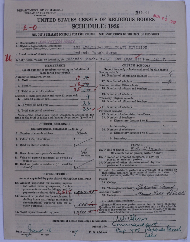Scan of Salvation Army: 1000