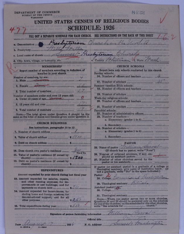 Scan of Presbyterian Church in the United States of America: 8422