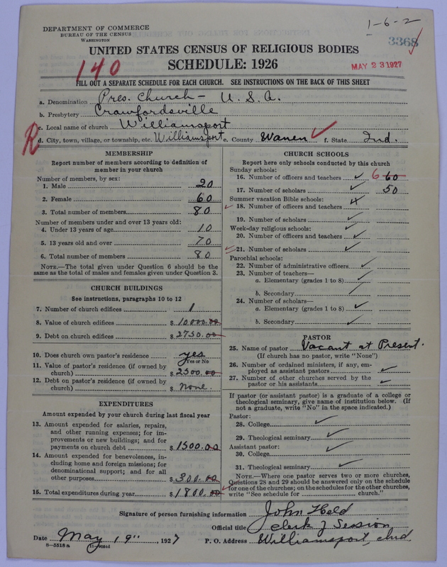 Scan of Presbyterian Church in the United States of America: 3368