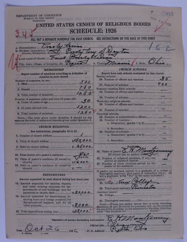 Scan of Presbyterian Church in the United States of America: 2902