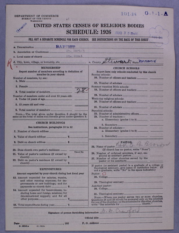 Scan of Negro Baptists: 10138