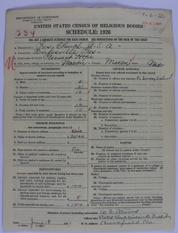 Scan of Presbyterian Church in the United States of America: 5257