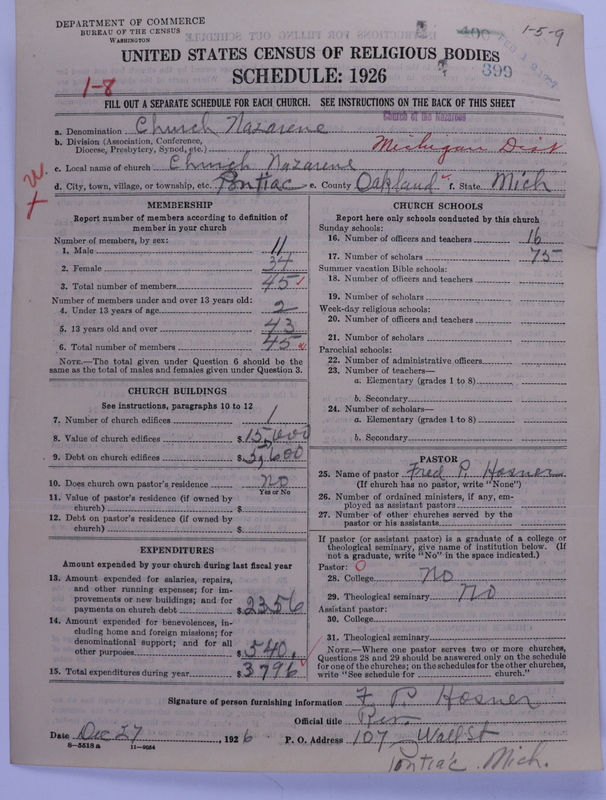 Scan of Church of the Nazarene: 399