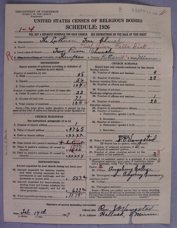 Scan of Lutheran Free Church: 116