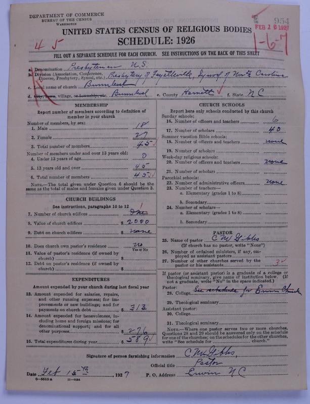 Scan of Presbyterian Church in the United States: 954