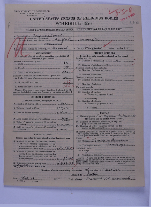 Scan of Congregational Churches: 1200