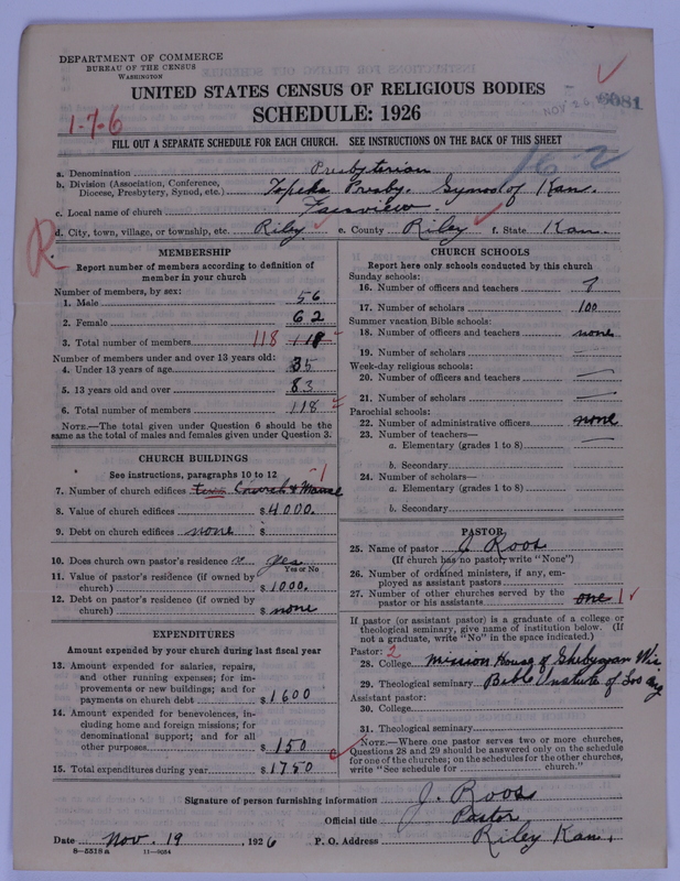 Scan of Presbyterian Church in the United States of America: 6081