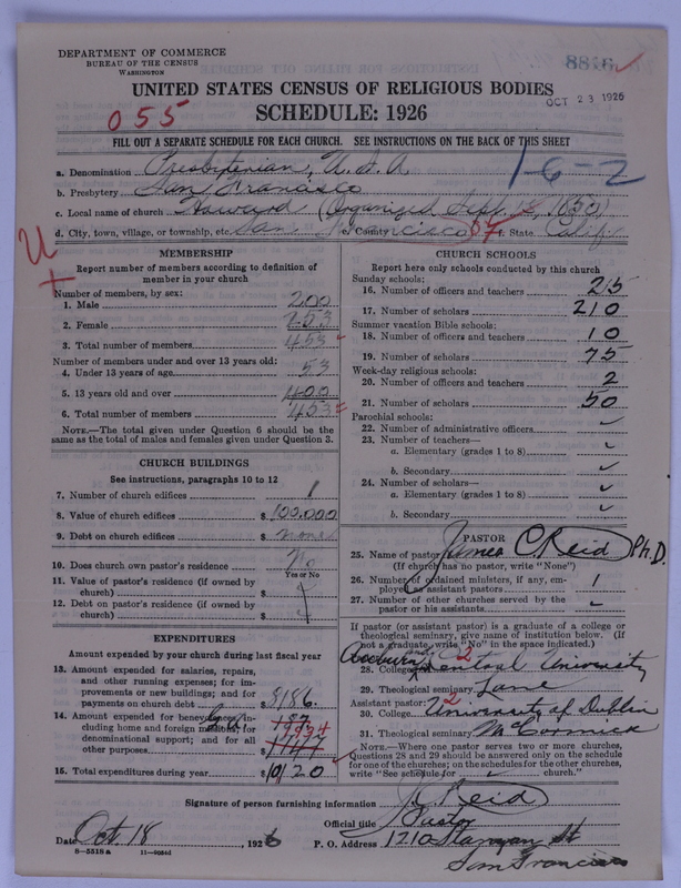 Scan of Presbyterian Church in the United States of America: 8816