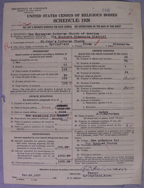Scan of Norwegian Lutheran Church of America: 518