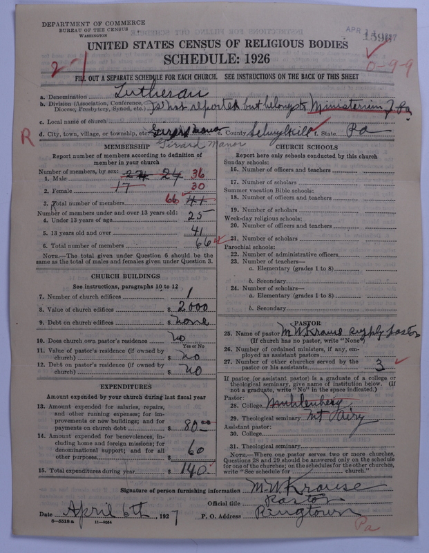 Scan of United Lutheran Church in America: 1596
