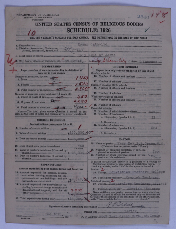 Scan of Roman Catholic Church: 2540