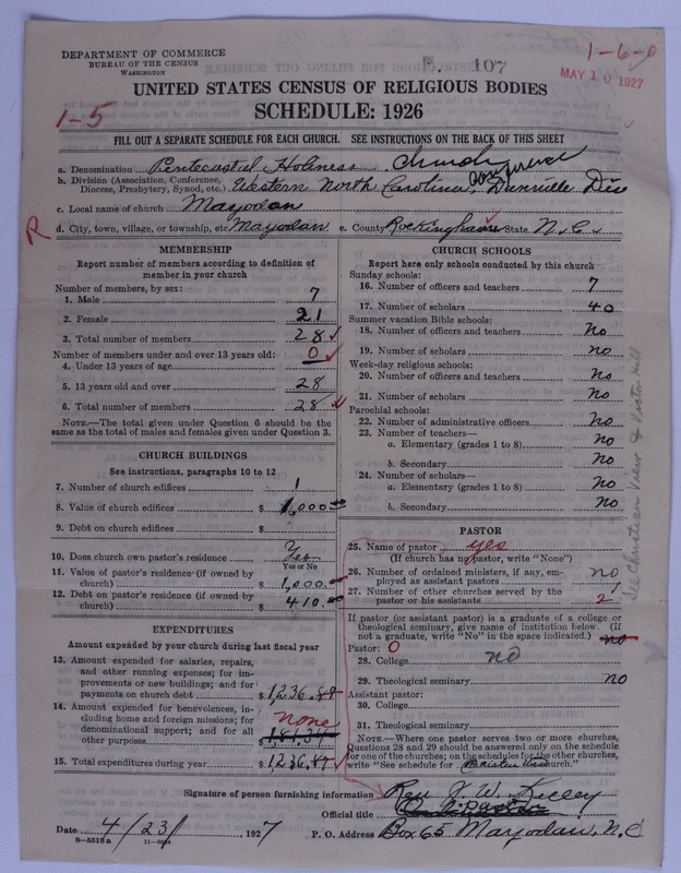 Scan of Pentecostal Holiness Church: 107