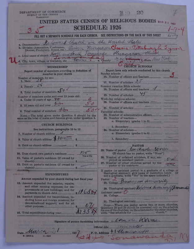 Scan of Reformed Church in the United States: 20