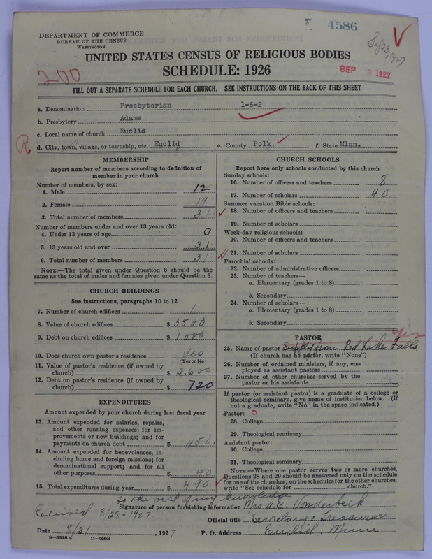 Scan of Presbyterian Church in the United States of America: 4586