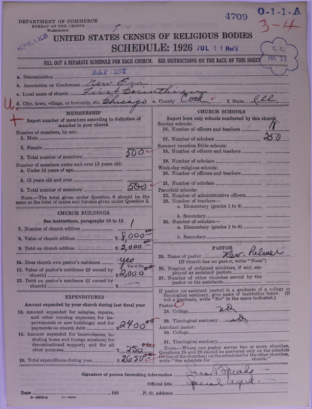 Scan of Negro Baptists: 4709