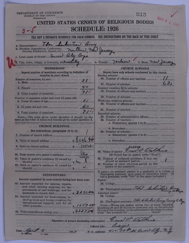 Scan of Salvation Army: 213