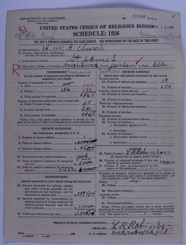 Scan of African Methodist Episcopal Church: 3558