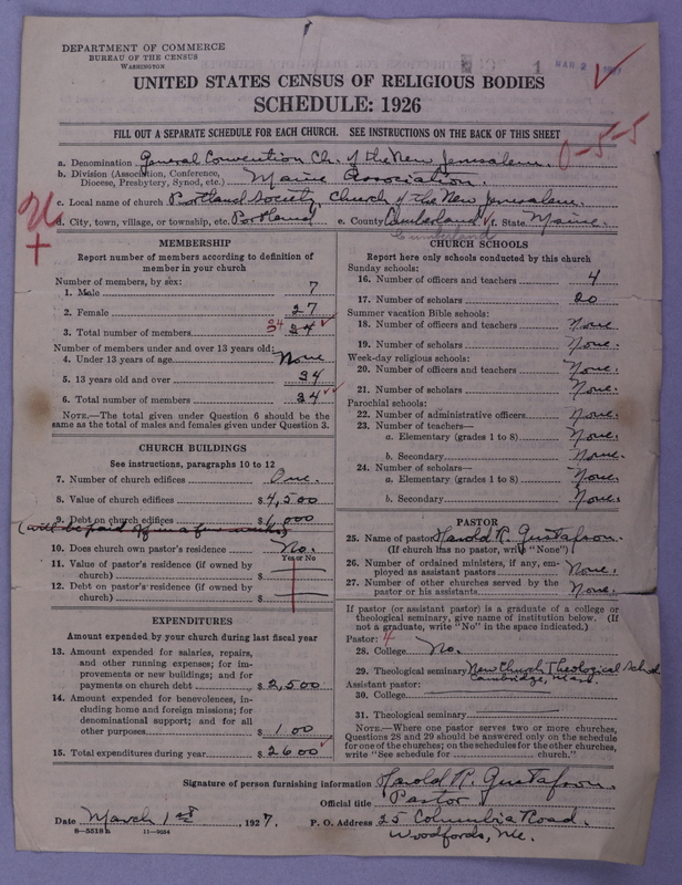 Scan of General Convention of the New Jerusalem in the United States of America: 1