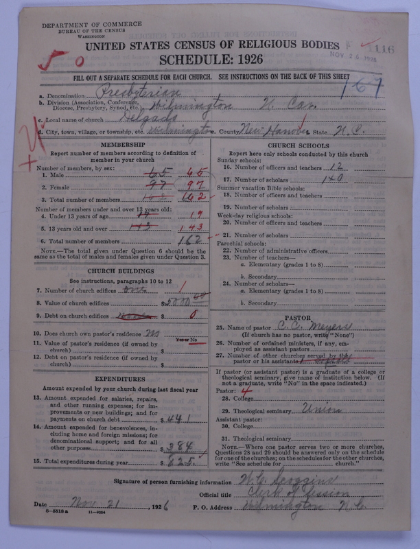 Scan of Presbyterian Church in the United States: 1116