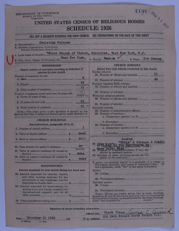 Scan of Church of Christ, Scientist: 1181