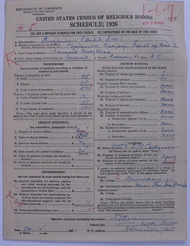 Scan of Presbyterian Church in the United States: 1174