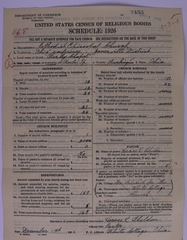 Scan of Methodist Episcopal Church: 7433