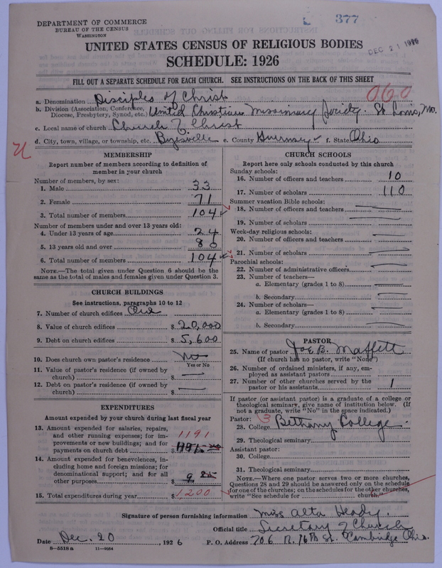 Scan of Disciples of Christ: 377
