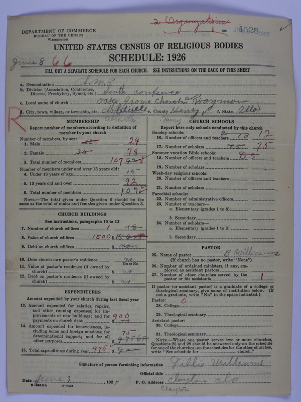 Scan of African Methodist Episcopal Church: 4528